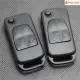 Pinecone For Mercedes Benz W140 C E S Ml Series Key Case 3 Buttons Uncut Hu39 Blade Replace Remote Car Key Fob Shell. 
