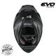 EVO GT-PRO Plain Dual Visor Full Face Helmet with Free Clear Lens. 