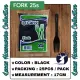 DISPOSABLE PLASTIC SPOON AND FORK (25PCS / PACK) AVAILABLE IN CLEAR / WHITE AND BLACK. 