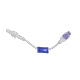 2 way, 3 way needle free connector trifuse. 