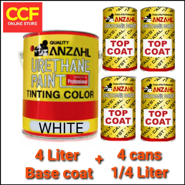 Anzahl Urethane Paint Base Color 4 Liter With Can Topcoat Catalyst Sold As Set Lazada Ph - Anzahl Paint Colors
