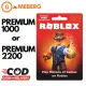 Robux Roblox 100/200/800/2000 Robux Gift Card Code - COD ONLY. 