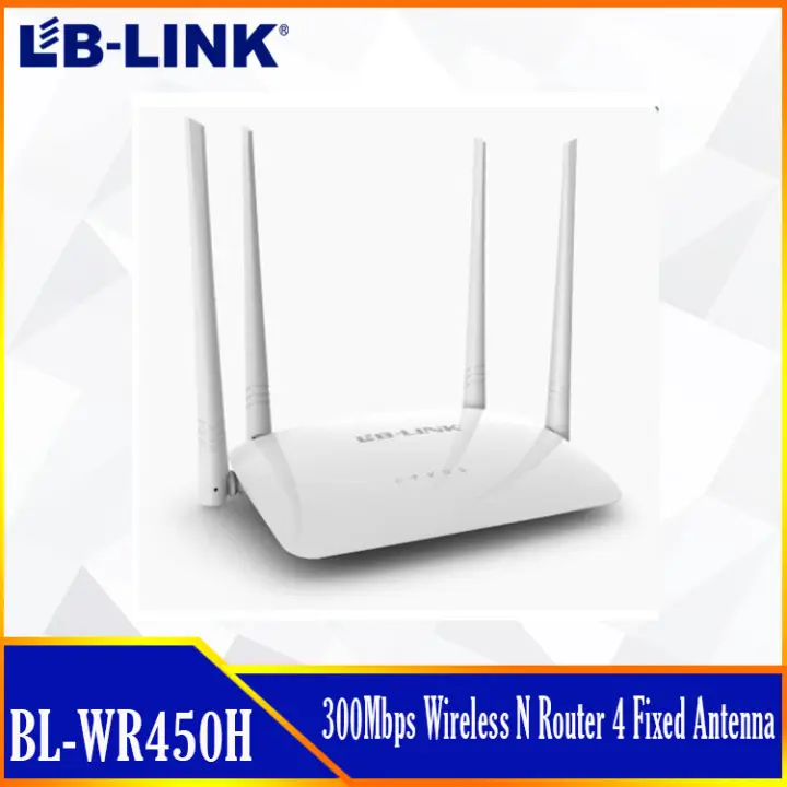 Lb Link Bl Wr450h 300mbps Wireless N Router 4 Fixed Antenna Lazada Ph