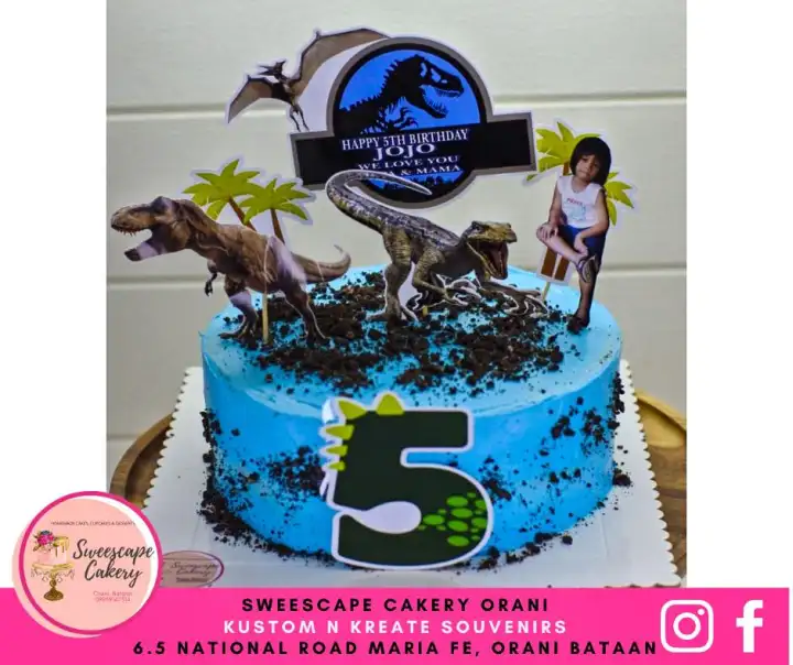 Jurassic Park Cupcake Cake Toppers Personalized Lazada Ph