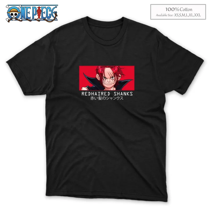 One Piece Red Haired Shanks High Quality Shirt Op23 Lazada Ph
