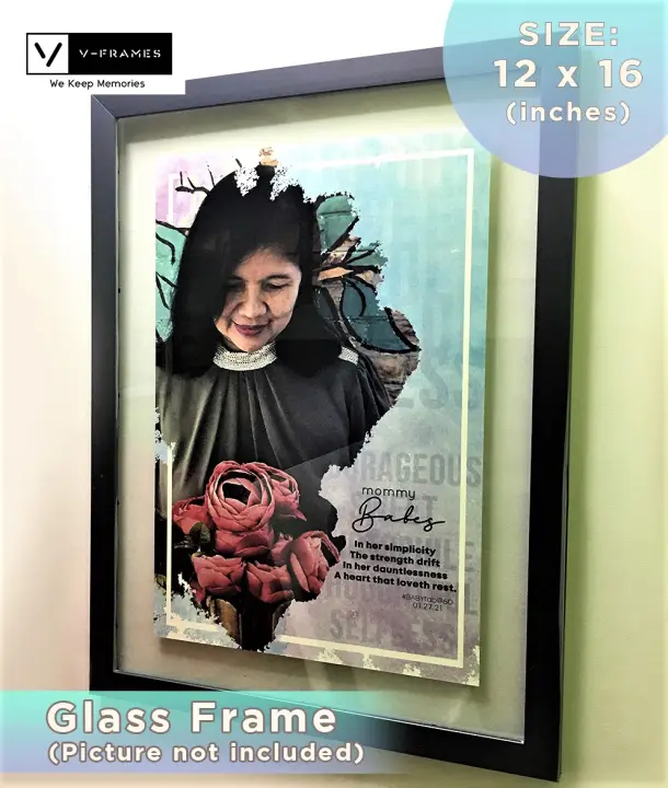 12x16 Inches Glass To Glass Wall Frame Picture Frame Photo Frame Lazada Ph