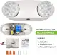 FSL Rechargeable Automatic Emergency Twinhead Light Emergency Lamp ,Work Safety Lights. 