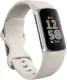 Fitbit Charge 6 Fitness Tracker with , GPS, Premium Membership, and Health Tools - Gold Case w/ Red Band, 1.04 Screen. 