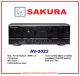 Sakura AV-3022 / 2CH Karaoke Amplifier / 300W x 2 / 4-8 OHMS / 4 LINE INPUT / AV3022. 