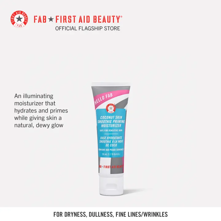 First Aid Beauty Hello FAB Coconut Skin Smoothie Priming Moisturizer