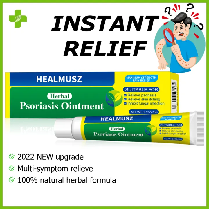 Psoriasis Cream 20g Dermatitis Eczema Cream No Steroid Antipruritic