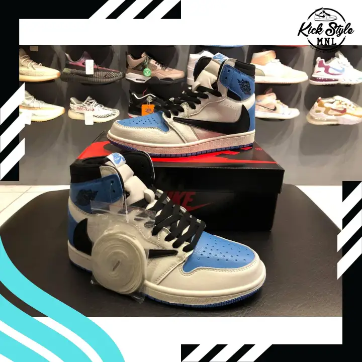 J One High X Fragment Travis Scott Men S Casual High Cut Sneaker Shoes Top Grade Oem Lazada Ph