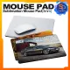 Sublimation Mouse Pad Printable (2mm / 3mm / 5mm) Square Plain White Customized Rubber Gaming Mouse Pads. 
