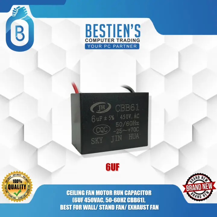 Ceiling Fan Motor Run Capacitor 6uf 450vac 50 60hz Cbb61 Best For Wall Stand Exhaust Lazada Ph Ceiling Fan Motor Run Capacitor 6uf, Ceiling Fan Run Capacitor