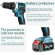 35 Speed Cordless Hand Drill 2 Battery Heavy Duty Set Power Tools 48V electtic drill set japan made Rechargeable Lithium Battery For Wood Working Machine Cordless Drill. 
