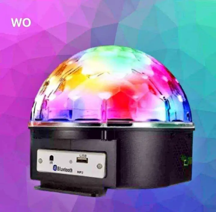 Disco ball with Bluetooth speaker