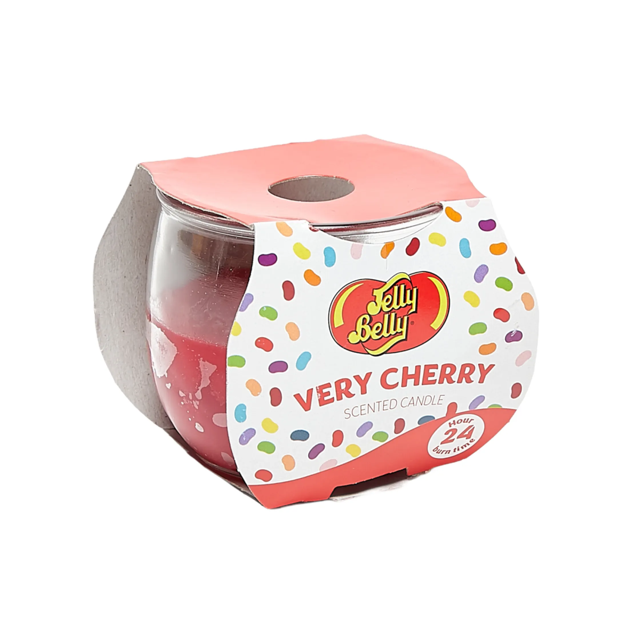 4 x JELLY BELLY SCENTED CANDLE VERY CHERRY HOME FRAGRANCE SCENT ROOM DECOR 85G 