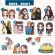 Freen and Becky Chibi Vinyl Waterproof Sticker. 