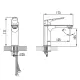 HCG Faucet MARSH LF16481PX water mixing and lever type. Lead-free Certificated. Authentic Warranty Covered by HCG.. 