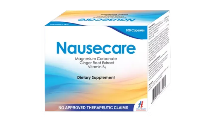 NAUSECARE GINGER 67MG B6 1.4MG CAP (Box of 100's) | Magnesium Carbonate ...