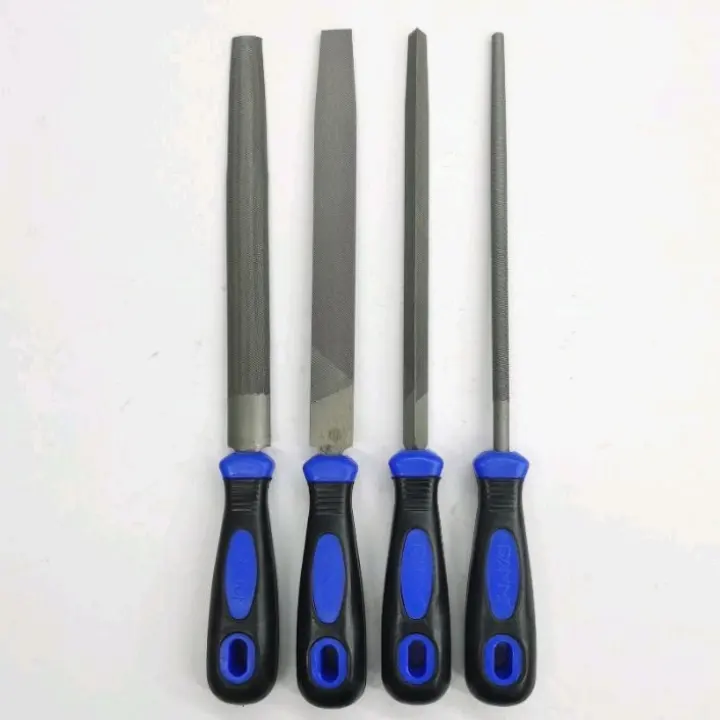 8 inchers steel file (round, triangle, halfround, flat)