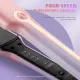 Dreepor  2 in 1 Portable Mini Straightening Iron Hair Curler Constant Temperature 4 Levels Adjustable Daily Straight Hair Styling Tools. 