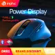 INPHIC DR01 Bluetooth Mouse Rechargeable 2.4G Wireless Mouse Silent Tri-mode (Bluetooth 5.0/4.0+USB) Multi-Device Connection, Ergonomic Mouse for iPad Laptop Desktop Mac Android Windows. 