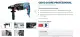 ORIGINAL BOSCH Rotary Hammer GBH 2-24 DRE SDS Plus Set With Drill Bits and Dust Cup Kit 3 Mode Impact Drilling & Chiseling HEAVY DUTY For Concrete Masonry Ceramic Porcelain Granite Tiles GBH2-24 GBH220 2-20 RE DRE 220 UPGRADED (BCRDTL). 