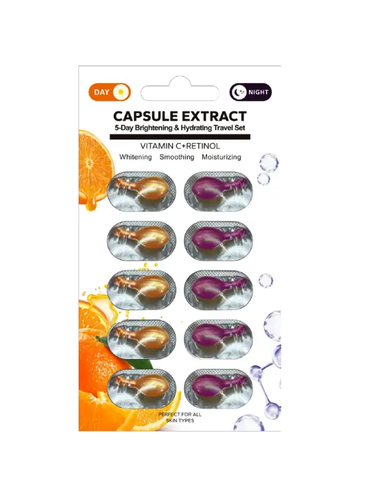 Skin Formula Vit. C + Retinol Capsule Extract - Travel Set