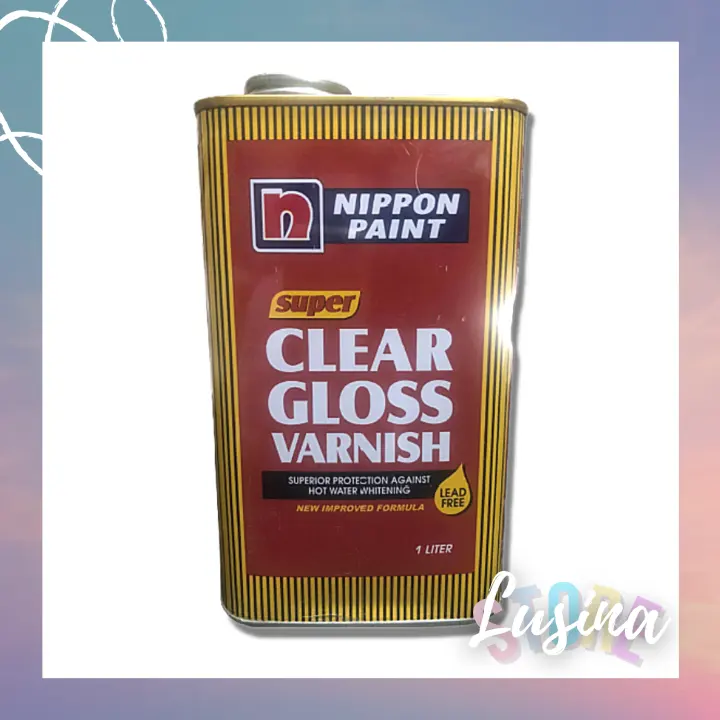 Nippon Paint Super Clear Gloss Varnish (1 Liter)