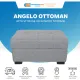 ANGELO OTTOMAN ( WITH STORAGE OR WITHOUT STORAGE ) - Affordahome Furniture. 