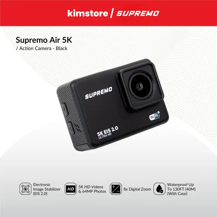 Supremo Action Camera Air 5K