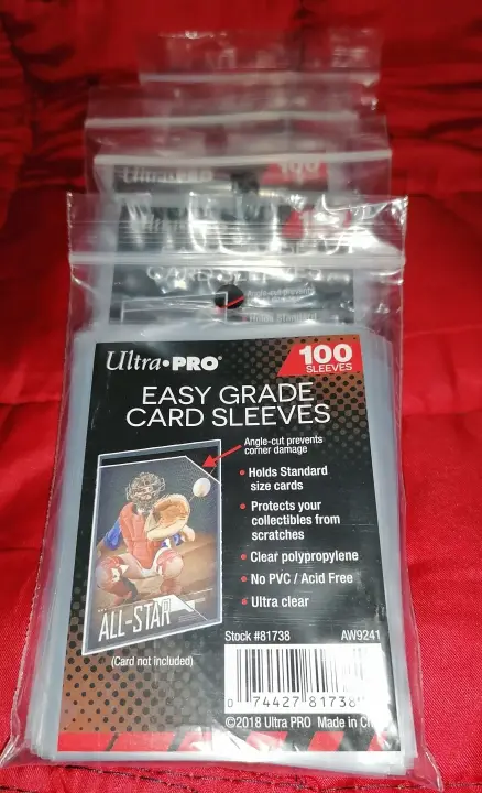 1 Pack Ultra Pro 2 5 X 3 5 Easy Grade Collector S Card Sleeves 100 Ct For Graded Lazada Ph