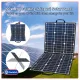Flashfish 100W 18V Portable Solar Panel, Foldable Solar Charger with 5V USB 18V DC Output Compatible, Smartphones, Tablets and More. 