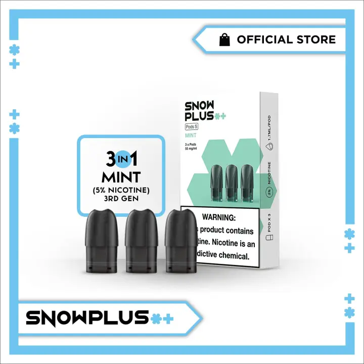 Snowplus 3 In 1 Mint Pods 3 0 Lazada Ph