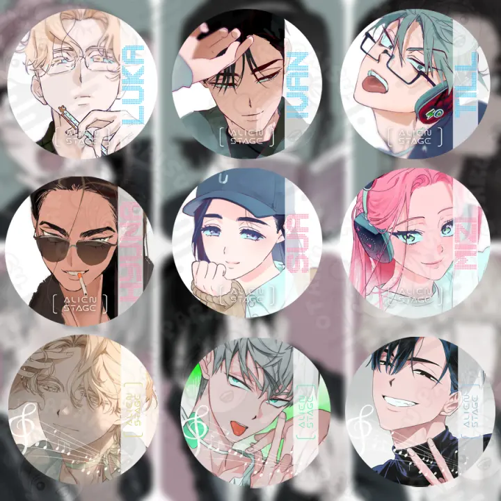 Alien Stage Button Pin / Badge Hyuna Luca Ivan TIll Mizi Sua