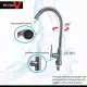 SF-203 304 STAINLESS STEEL SINGLE COLD UNIVERSAL ROTATING FAUCET. 