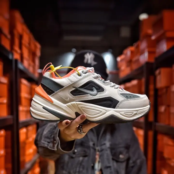 Nike Air Monarch M2k Tekno Men S And Women S Comfortable Casual Sports Shoes Fashion All Match Platform Running Shoes Lazada Ph