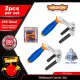 Wadfow Wallboard Carrier Set Drywall Sheet Lifter Handle Carry Load for Plywood Panel Plasterboard WTN2002 TFM WHT. 