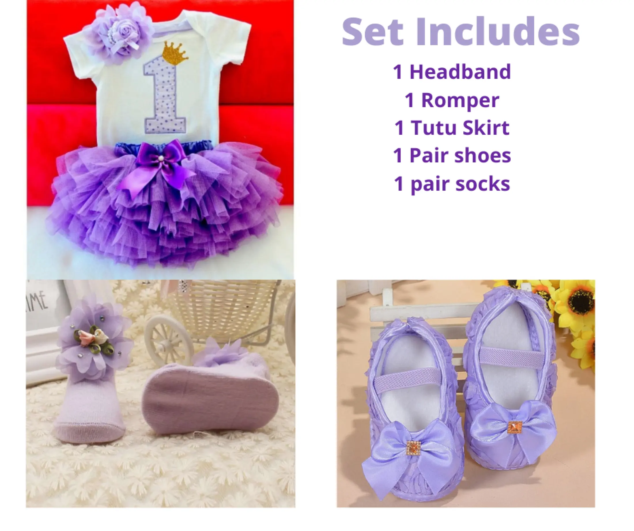 sofia the first tutu set