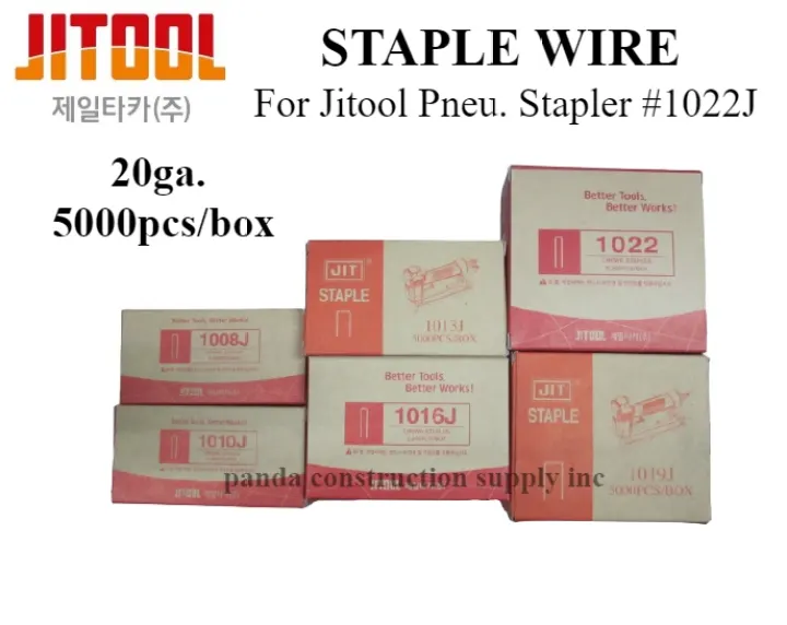 JITOOL Staple Wire for Pneu. Stapler #1022j