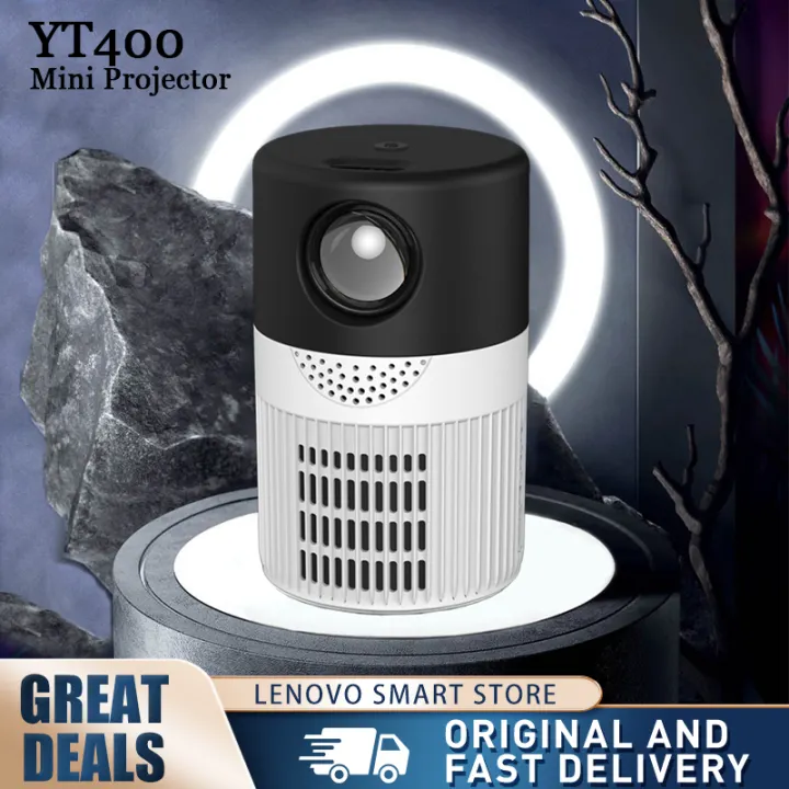 YT400 Mini 1080P Supported Projector Native 360P Portable LCD Video