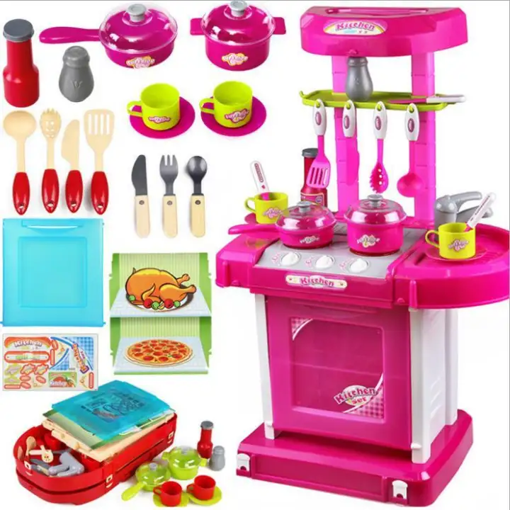 Rpo Pretend Play Kitchen Set With Lights And Sound For Kids Pink Children Toddler Educational Fun Learning Toy Toddlers Girls Boys Toys For Kids Toys For Boys Toys For Girls Mx Kitchen Set Lazada Ph