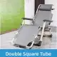 3in1 Folding chair and sleeping bed Foldable Chair and Sleeping Bed Reclining Chair Folding Beach Chair with Adjustable Headrest Double Square Tube. 