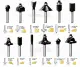 Total TACSR0121 12 pcs Router Bits Set. 