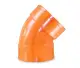 LZS1 GOFLEX PVC Orange Fittings | 2” 3” 4” | Sanitary Fittings | Elbow Tee Wye Coupling Cleanout For PVC Pipes. 