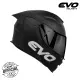 EVO GT-PRO Plain Dual Visor Full Face Helmet with Free Clear Lens. 