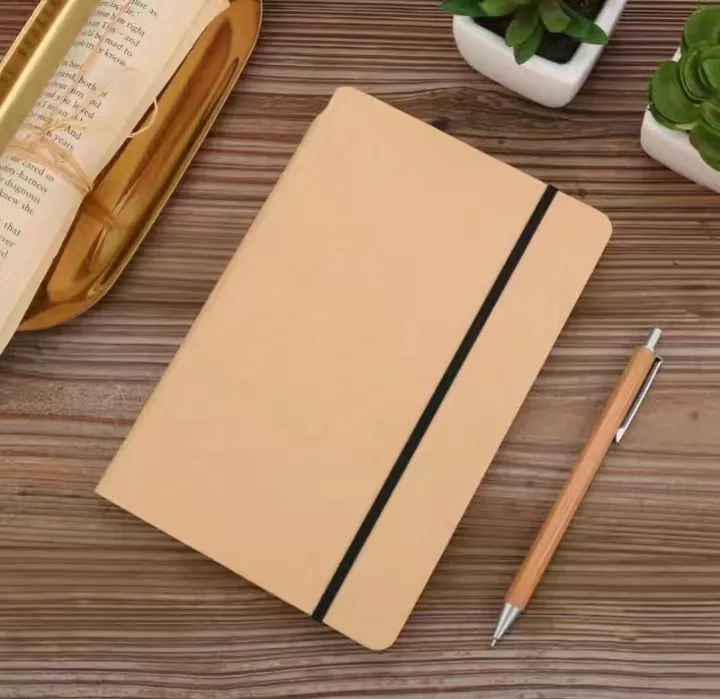 Dream A5 / A6 Thickened Hardbound Notebook Perfect School Supplies Journal Stationery Notebook With Rubber Strap