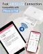 Phomemo M04S Portable Inkless Printer- Bluetooth Thermal Printer Sticker Printer, Support 2/3/4 inch Printing Width, 300dpi, Compatible with iOS+Android, Ideal for Documents, Notes, Label, Sticker. 