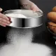Stainless Steel Sifting Sifter Flour Sieve Baking Flour 60 Mesh Filter Sieve Filter Bakery Tool 15/20/25/30cm. 